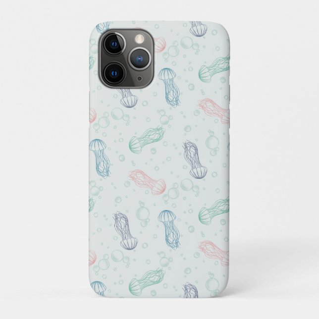 Capa Para iPhone 11 Pro Deriva das Águas-Vivas (Verso)