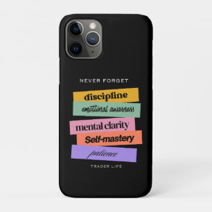 Capa Para iPhone 11 Pro Desenho de negociação Lembrete Motivação
