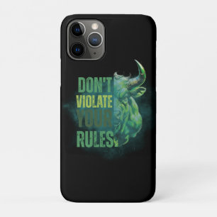 Capa Para iPhone 11 Pro Desenho de touro Lembrete Motivação