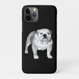 Capa Para iPhone 11 Pro Desenho do Buldogue Inglês