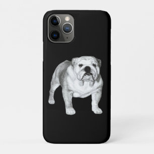 Capa Para iPhone 11 Pro Desenho do Buldogue Inglês