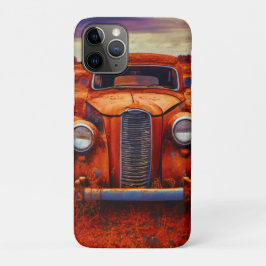 Capa Para iPhone 11 Pro Desert Relic: Carro vintage Esquecido