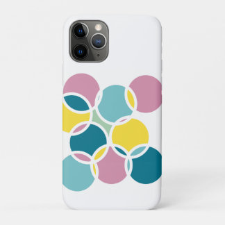 Capa Para iPhone 11 Pro Design de Círculo Colorido – Estampa Geométrica Di