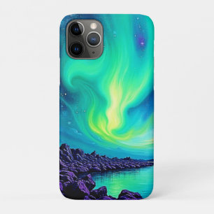 Capa Para iPhone 11 Pro Design de dança da noite mágica do céu de Aurora