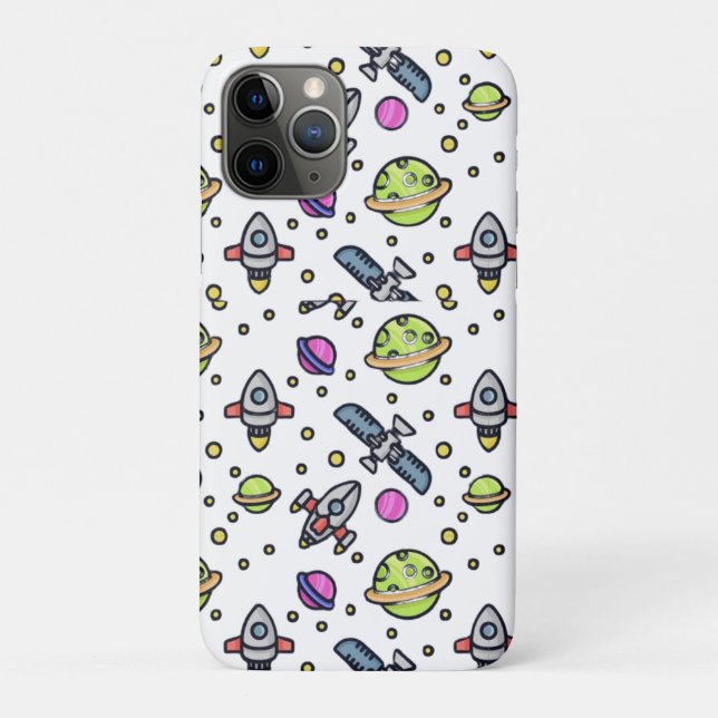 Capa Para iPhone 11 Pro Design de padrão de galáxia (Verso)