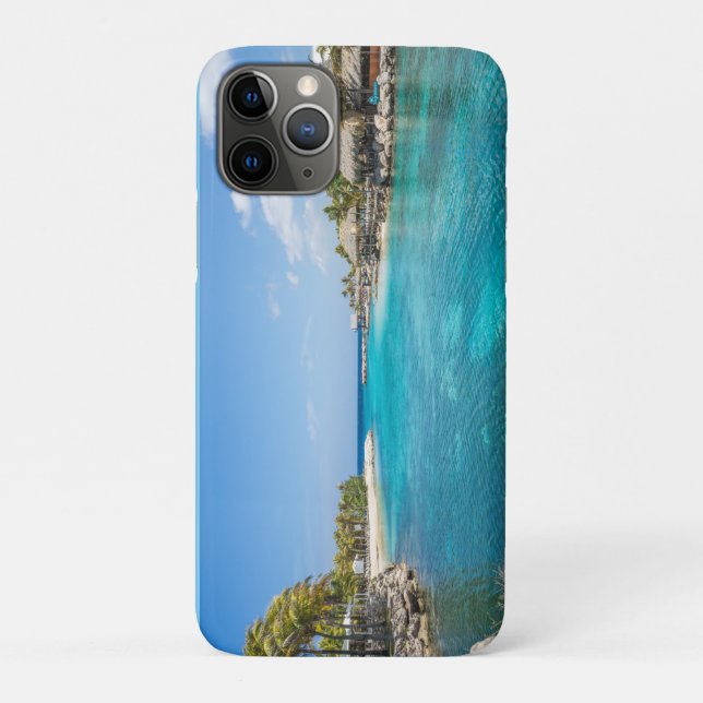 Capa Para iPhone 11 Pro Design de praia de Curacao (Verso)