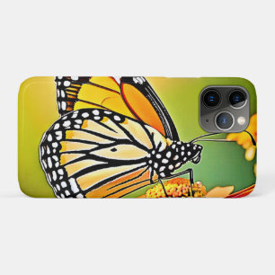 Capa Para iPhone 11 Pro Design de Sip da Borboleta Monarca