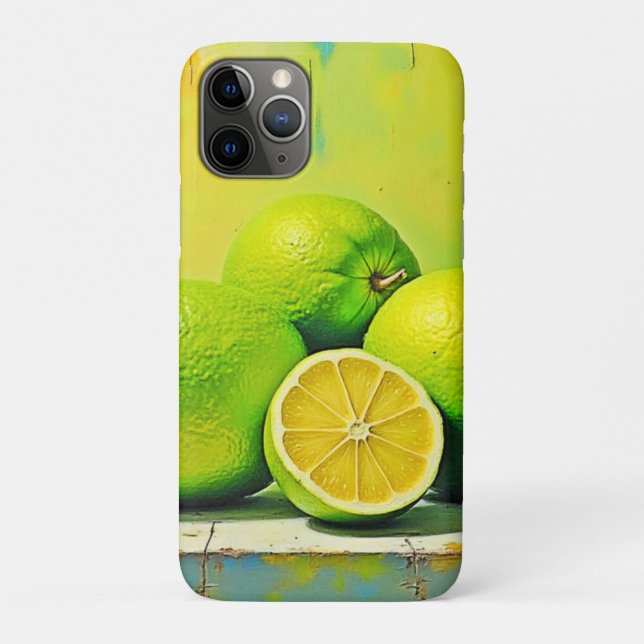 Capa Para iPhone 11 Pro Design limão de Verão (Verso)