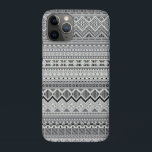 Capa Para iPhone 11 Pro Design padrões aztec de cinza<br><div class="desc">Design padrões aztec de cinza</div>