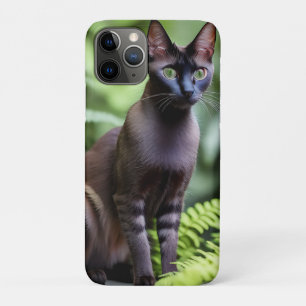 Capa Para iPhone 11 Pro Dexter O Gato Negro Siamês,