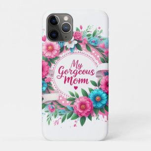 Capa Para iPhone 11 Pro Dia de as mães Palavras "Minha Mãe Gordinha"