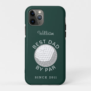 Capa Para iPhone 11 Pro Dia de os pais Golf Melhor Pai Por Golfe Personali
