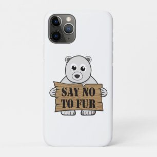 Capa Para iPhone 11 Pro Diga "não" à fur