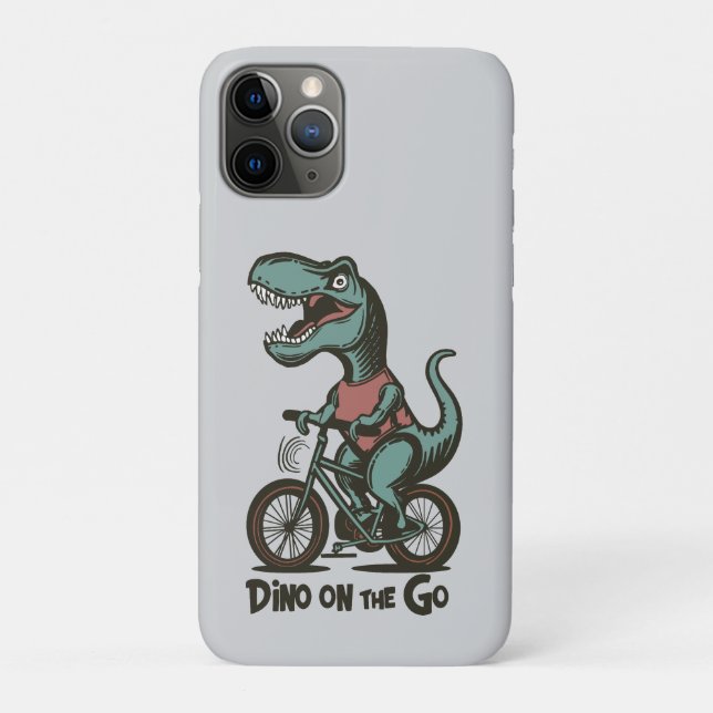 Capa Para iPhone 11 Pro Dino em Movimento (Verso)