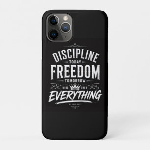 Capa Para iPhone 11 Pro Disciplina Hoje Liberdade Amanhã