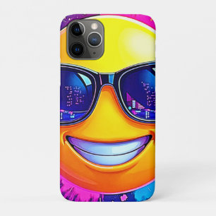 Capa Para iPhone 11 Pro Diversão legal 😎 Emoji Splash