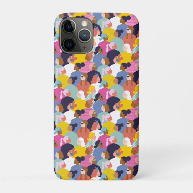 Capa Para iPhone 11 Pro Diversidade de mulheres - mulheres de várias raças (Verso)