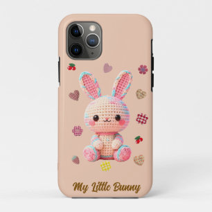Capa Para iPhone 11 Pro Doce Coelho de Crochê