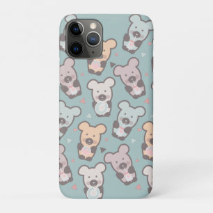 Capa Para iPhone 11 Pro Doces Lanches Confetes Ursos Fofos   