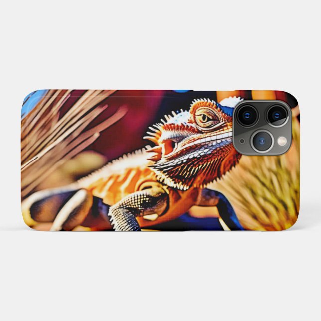 Capa Para iPhone 11 Pro Dragão Carborado do Deserto (Verso (horizontal))