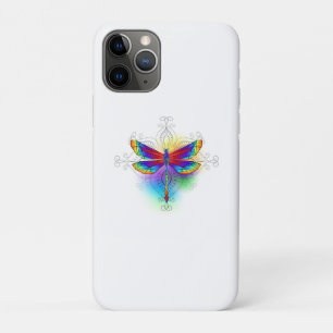 Capa Para iPhone 11 Pro Dragonfly Poligonal