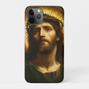 Capa Para iPhone 11 Pro Ecce Homo   Jesus Cristo com Coroa de Espinhos
