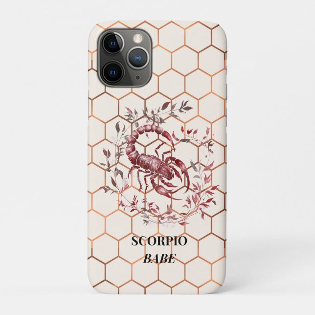 Capa Para iPhone 11 Pro Elegant Scorpio (Verso)