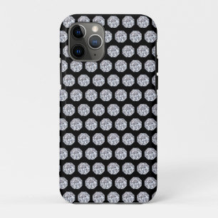 Capa Para iPhone 11 Pro Elegante Diamante em preto
