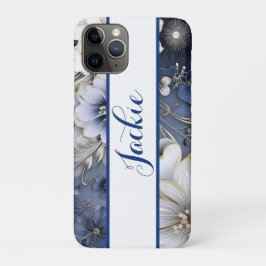 Capa Para iPhone 11 Pro Elegante Floral