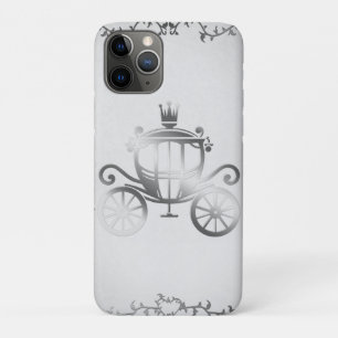 Capa Para iPhone 11 Pro Elegante História da Princesa Branca da Carruagem 