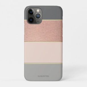 Capa Para iPhone 11 Pro Elegante Moderno Legal Striped - Personalizado