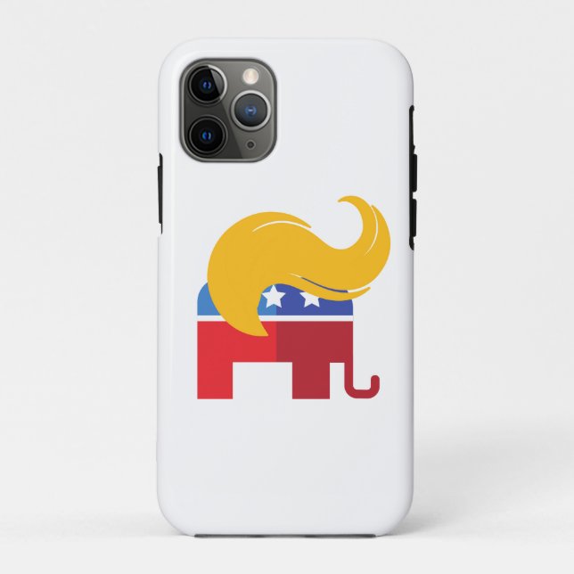 Capa Para iPhone 11 Pro Eleição Presidencial Trump 2024 (Verso)