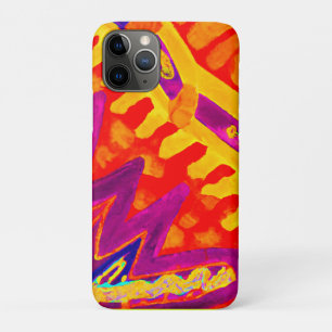 Capa Para iPhone 11 Pro Embrulhando Design de padrão colorido