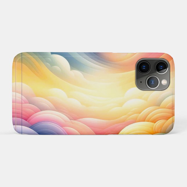 Capa Para iPhone 11 Pro Encontrar a paz nas coludes do Sonho Puffy (Verso (horizontal))