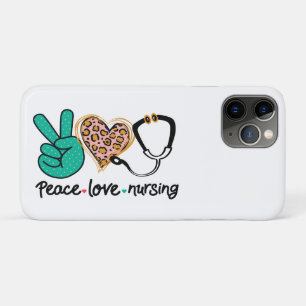 Capa Para iPhone 11 Pro Enfermagem do Amor pela Paz