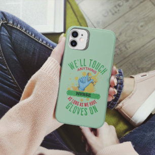 Capa Para iPhone 11 Pro Enfermeira Enfermeira Engraçada Personalizada (Tra