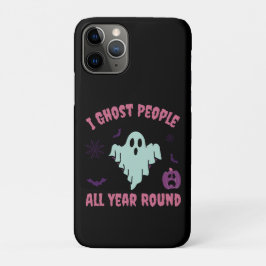 Capa Para iPhone 11 Pro Engraçado Citação do Fantasma Halloween