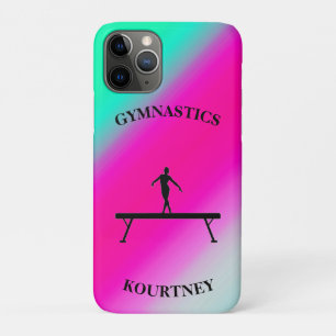 Capa Para iPhone 11 Pro Equilíbrio de ginástica e Fuchsia