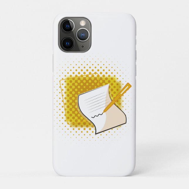 Capa Para iPhone 11 Pro Escrevendo sobrevoo (Verso)