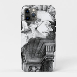 Capa Para iPhone 11 Pro Escultura da Arte Lápis do Castelo