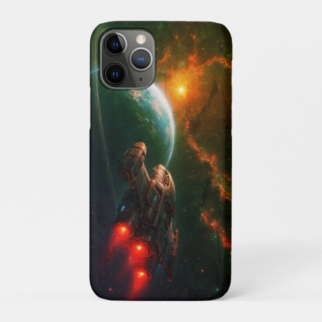 Capa Para iPhone 11 Pro Espaçamento futurístico (Verso)