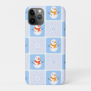 Capa Para iPhone 11 Pro Espelho de neve e flocos de neve com verificação d