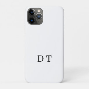 Capa Para iPhone 11 Pro Espelho de Platina Gravado – Luxo Ultra‑Limpio