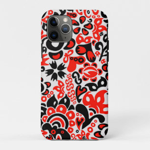 Capa Para iPhone 11 Pro Espetáculo floral de arte popular ucraniana