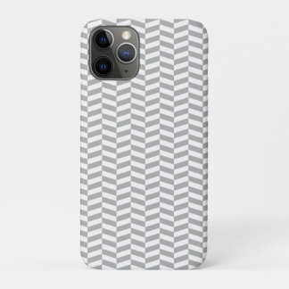 Capa Para iPhone 11 Pro espinha de peixe cinza
