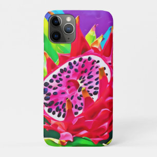 Capa Para iPhone 11 Pro Esplendor de Fruta Neon Dragon