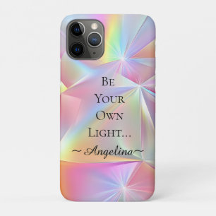 Capa Para iPhone 11 Pro Estética holográfica