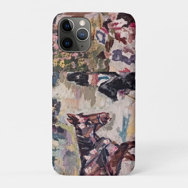 Capa Para iPhone 11 Pro estilo do cavalo renoir (Verso)