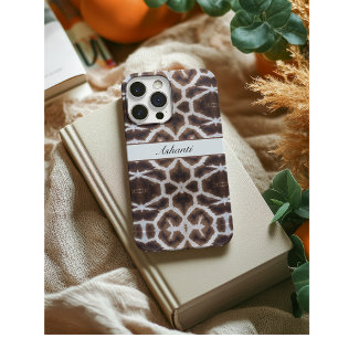 Capa Para iPhone 11 Pro Estilo safari de padrão Giraffe personalizável