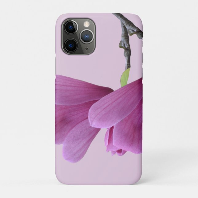 Capa Para iPhone 11 Pro Estojo de iPhone Pink Pale Magnolia (Verso)
